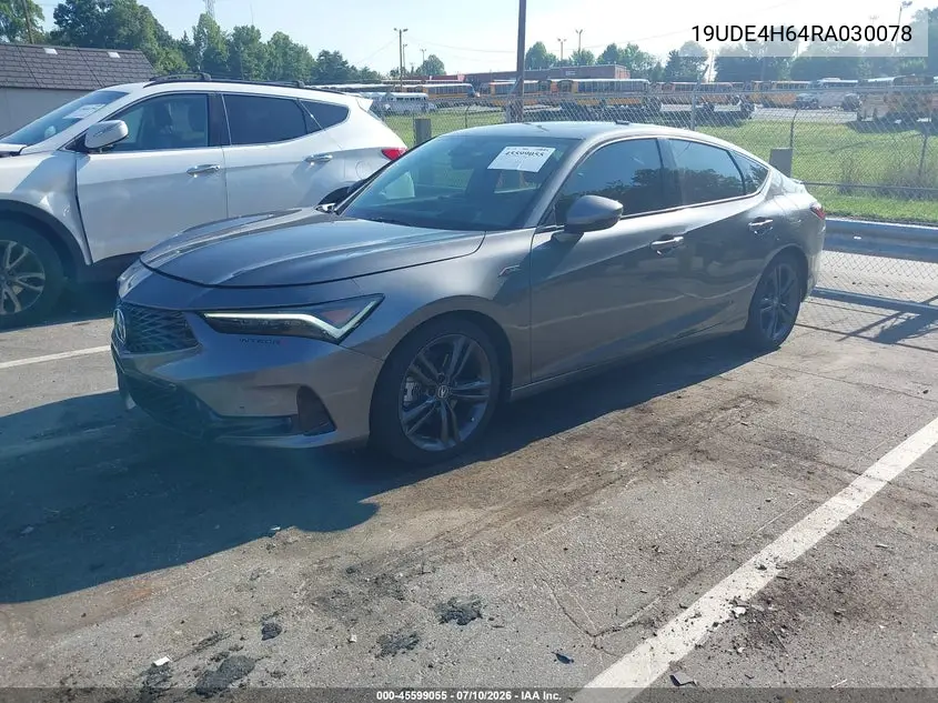 2024 Acura Integra A-Spec Technology VIN: 19UDE4H64RA030078 Lot: 45599055