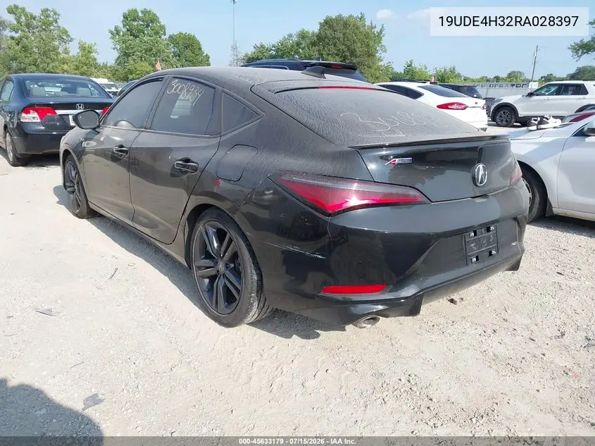 2024 Acura Integra A-Spec VIN: 19UDE4H32RA028397 Lot: 45633179