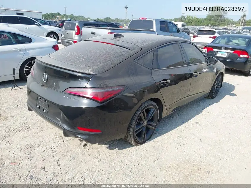 2024 Acura Integra A-Spec VIN: 19UDE4H32RA028397 Lot: 45633179