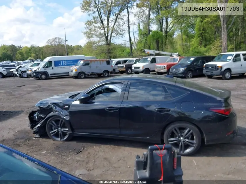 2025 Acura Integra A-Spec VIN: 19UDE4H30SA011703 Lot: 45046761