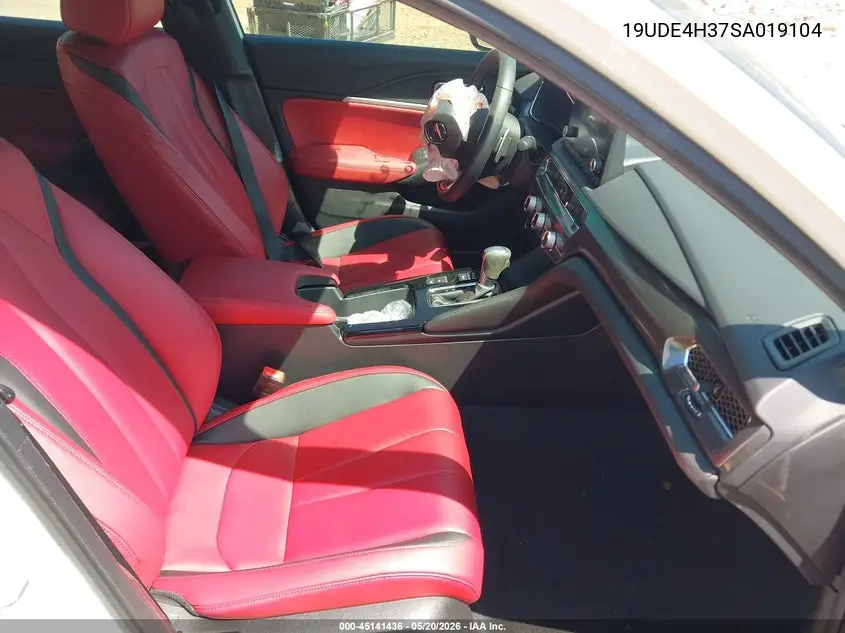 2025 Acura Integra A-Spec VIN: 19UDE4H37SA019104 Lot: 45141436