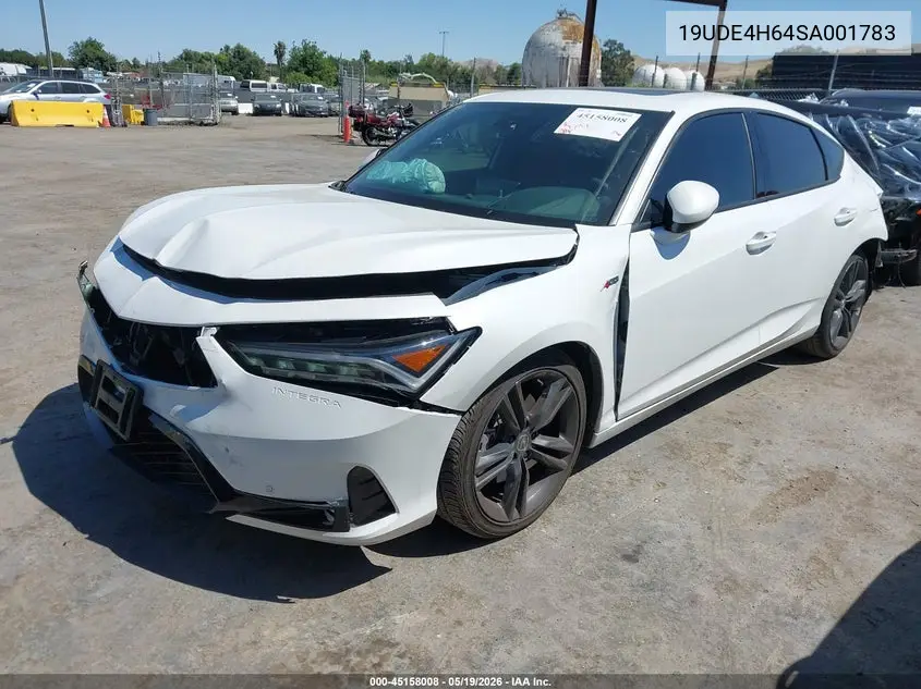 2025 Acura Integra A-Spec Technology VIN: 19UDE4H64SA001783 Lot: 45158008