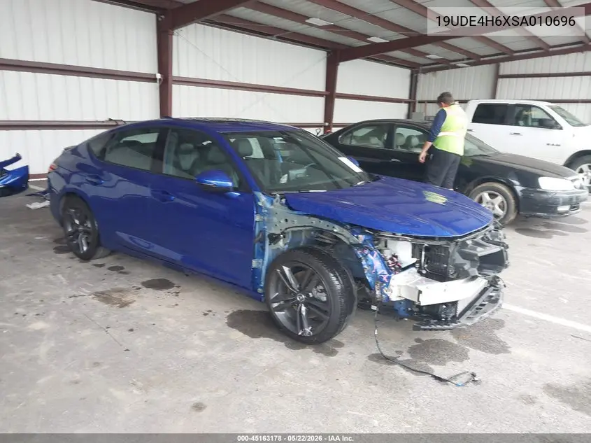 2025 Acura Integra A-Spec Technology VIN: 19UDE4H6XSA010696 Lot: 45163178