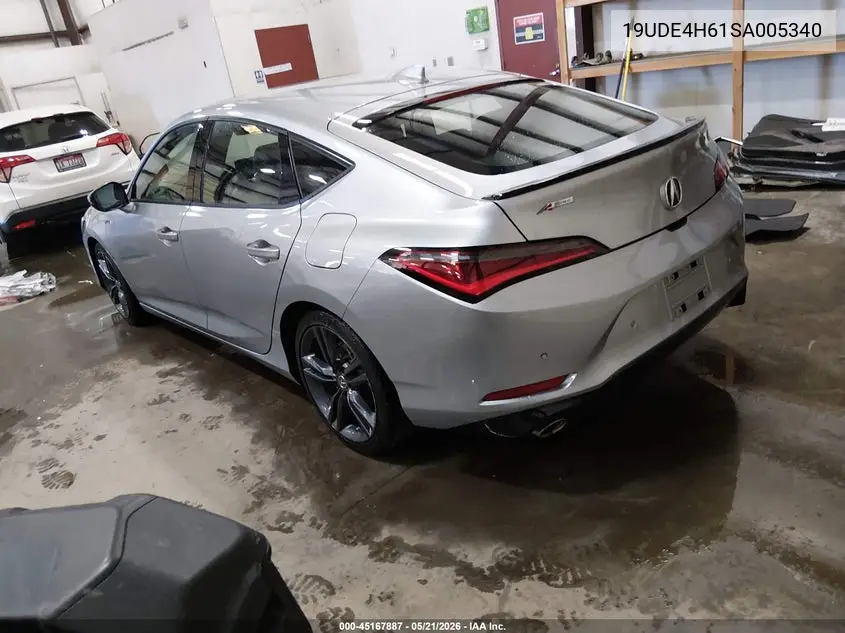 2025 Acura Integra A-Spec Technology VIN: 19UDE4H61SA005340 Lot: 45167887