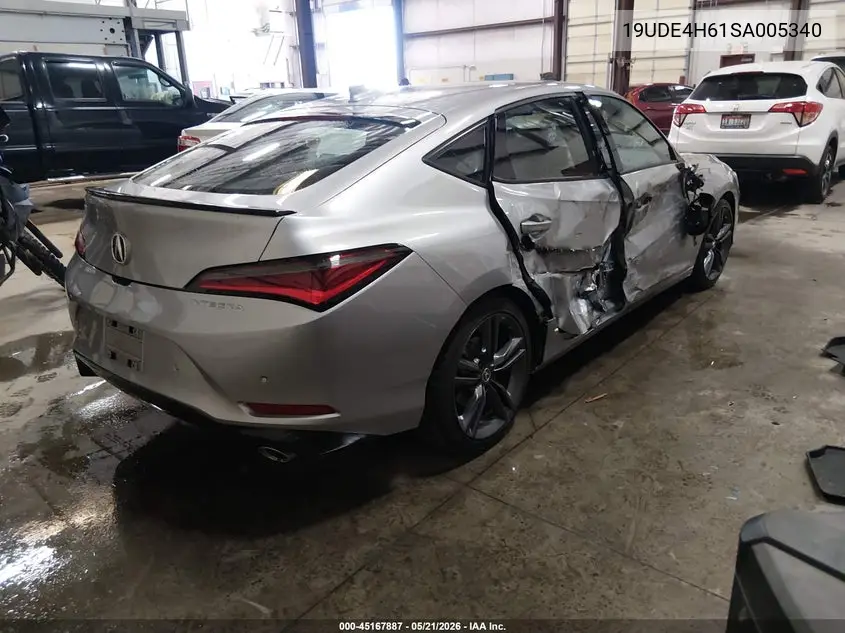 2025 Acura Integra A-Spec Technology VIN: 19UDE4H61SA005340 Lot: 45167887