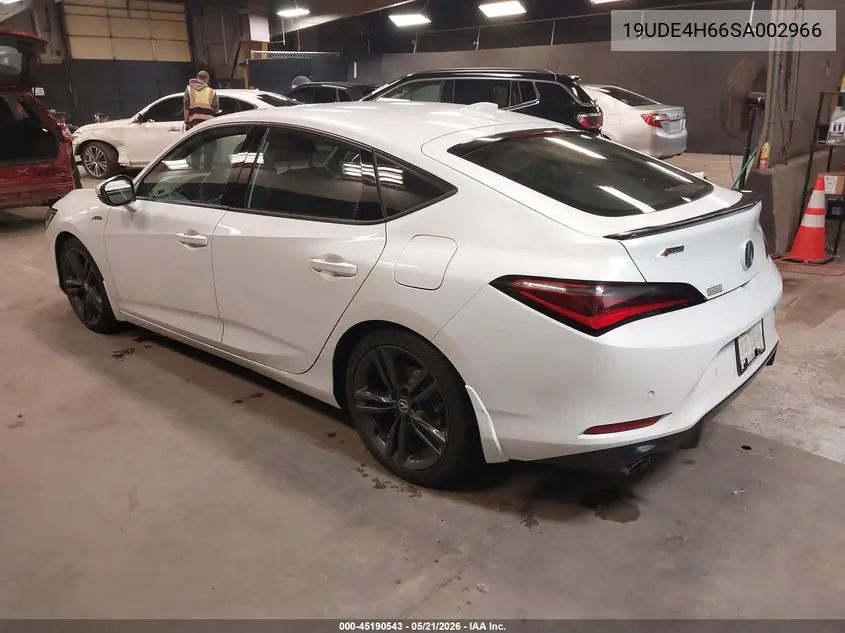 2025 Acura Integra A-Spec Technology VIN: 19UDE4H66SA002966 Lot: 45190543