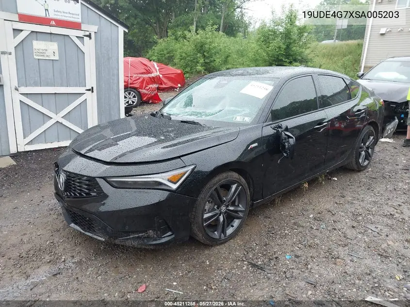 2025 Acura Integra A-Spec Technology VIN: 19UDE4G7XSA005203 Lot: 45211258