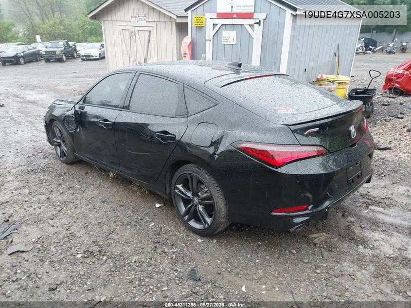2025 Acura Integra A-Spec Technology VIN: 19UDE4G7XSA005203 Lot: 45211258
