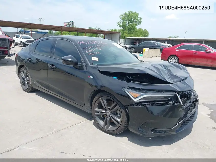 2025 Acura Integra A-Spec Technology VIN: 19UDE4H68SA000250 Lot: 45239536