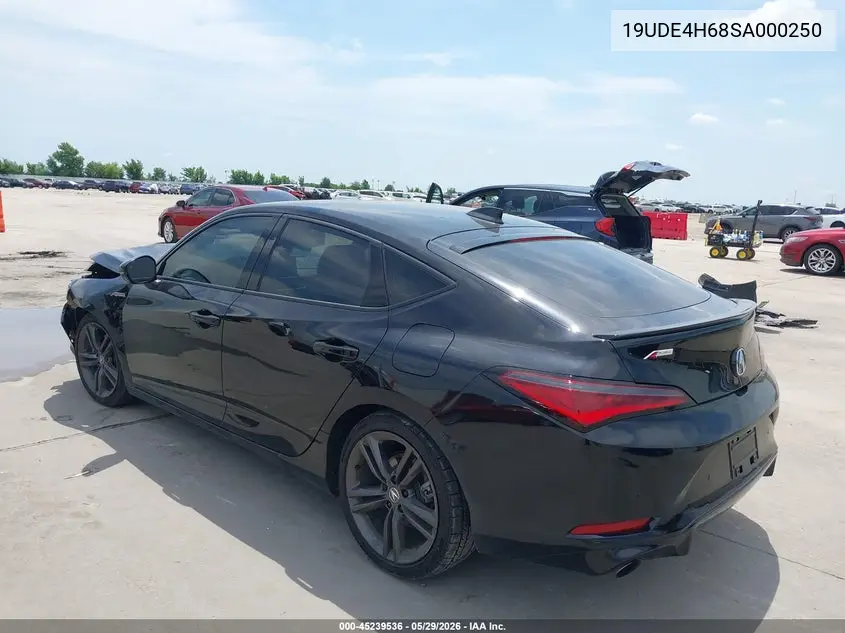 2025 Acura Integra A-Spec Technology VIN: 19UDE4H68SA000250 Lot: 45239536