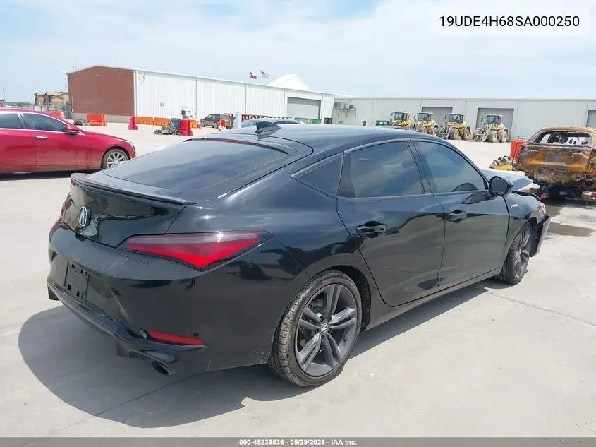 2025 Acura Integra A-Spec Technology VIN: 19UDE4H68SA000250 Lot: 45239536