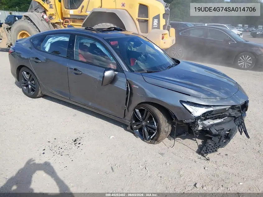2025 Acura Integra A-Spec Technology VIN: 19UDE4G74SA014706 Lot: 45282402