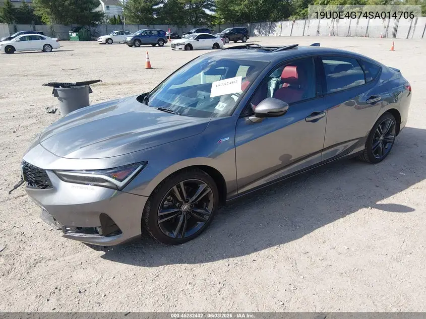 2025 Acura Integra A-Spec Technology VIN: 19UDE4G74SA014706 Lot: 45282402