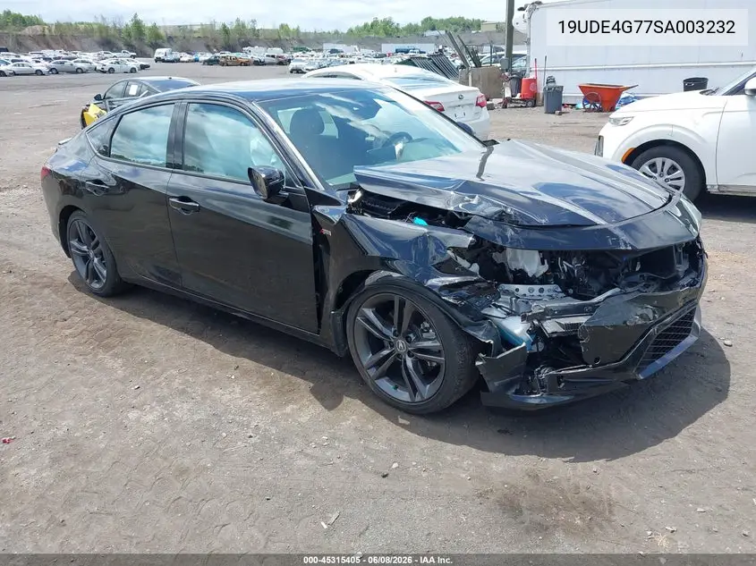 2025 Acura Integra A-Spec Technology VIN: 19UDE4G77SA003232 Lot: 45315405