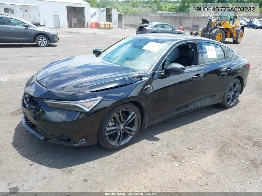 2025 Acura Integra A-Spec Technology VIN: 19UDE4G77SA003232 Lot: 45315405