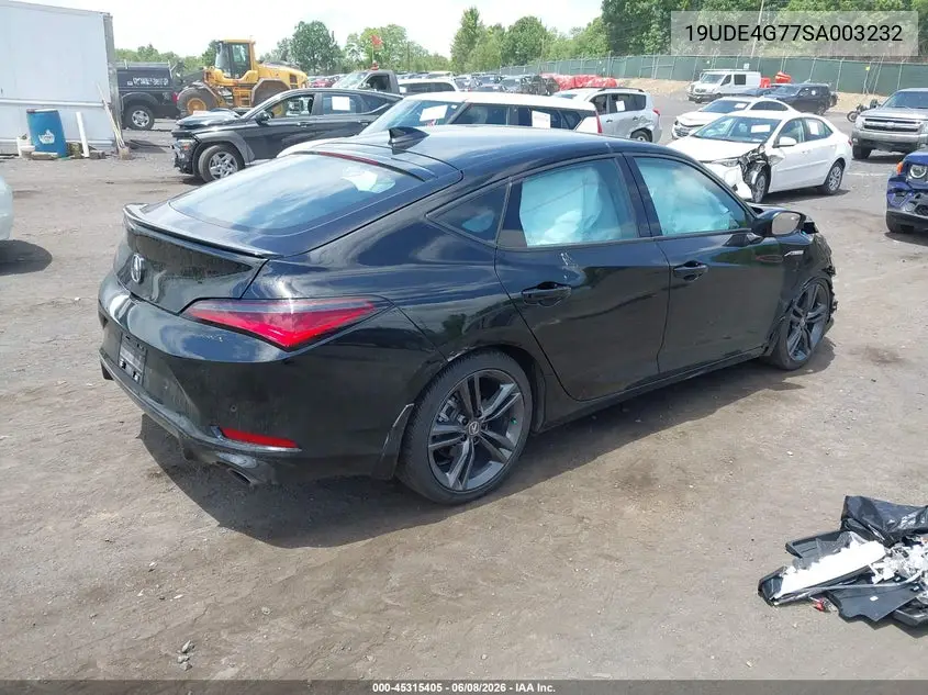 2025 Acura Integra A-Spec Technology VIN: 19UDE4G77SA003232 Lot: 45315405