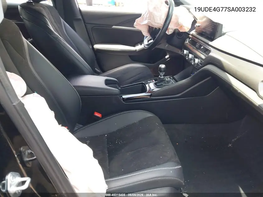 2025 Acura Integra A-Spec Technology VIN: 19UDE4G77SA003232 Lot: 45315405