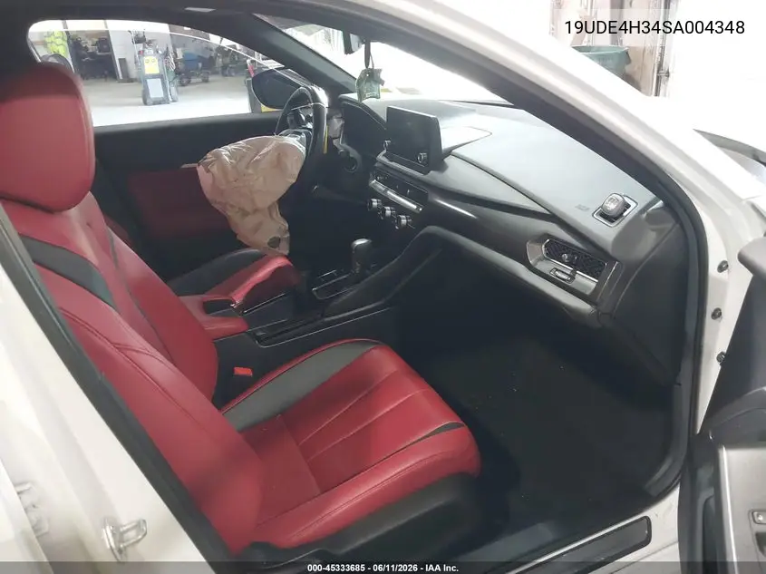 2025 Acura Integra A-Spec VIN: 19UDE4H34SA004348 Lot: 45333685