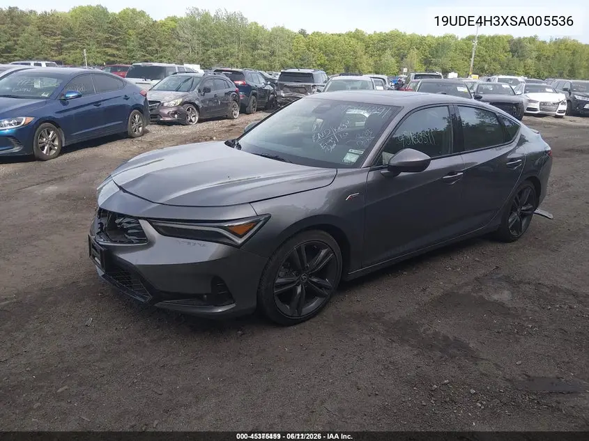 2025 Acura Integra A-Spec VIN: 19UDE4H3XSA005536 Lot: 45375459