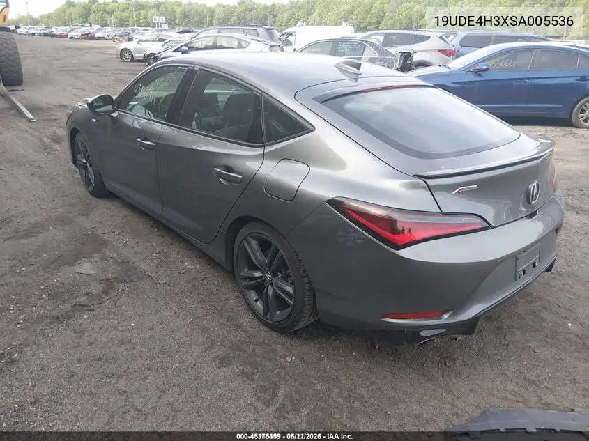 2025 Acura Integra A-Spec VIN: 19UDE4H3XSA005536 Lot: 45375459