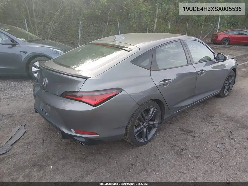 2025 Acura Integra A-Spec VIN: 19UDE4H3XSA005536 Lot: 45375459