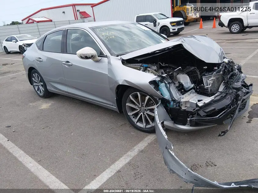 2025 Acura Integra VIN: 19UDE4H26SA011275 Lot: 45436681