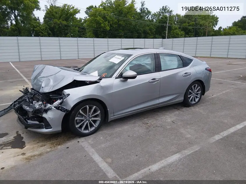 2025 Acura Integra VIN: 19UDE4H26SA011275 Lot: 45436681