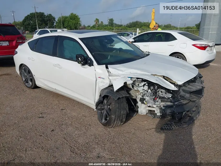 2025 Acura Integra A-Spec VIN: 19UDE4H36SA014153 Lot: 45488735