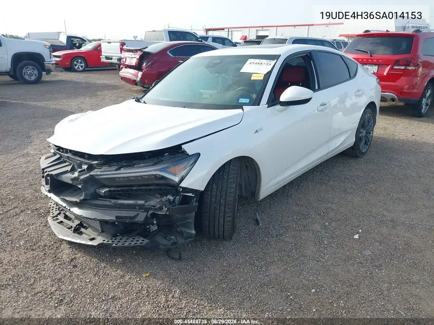 2025 Acura Integra A-Spec VIN: 19UDE4H36SA014153 Lot: 45488735