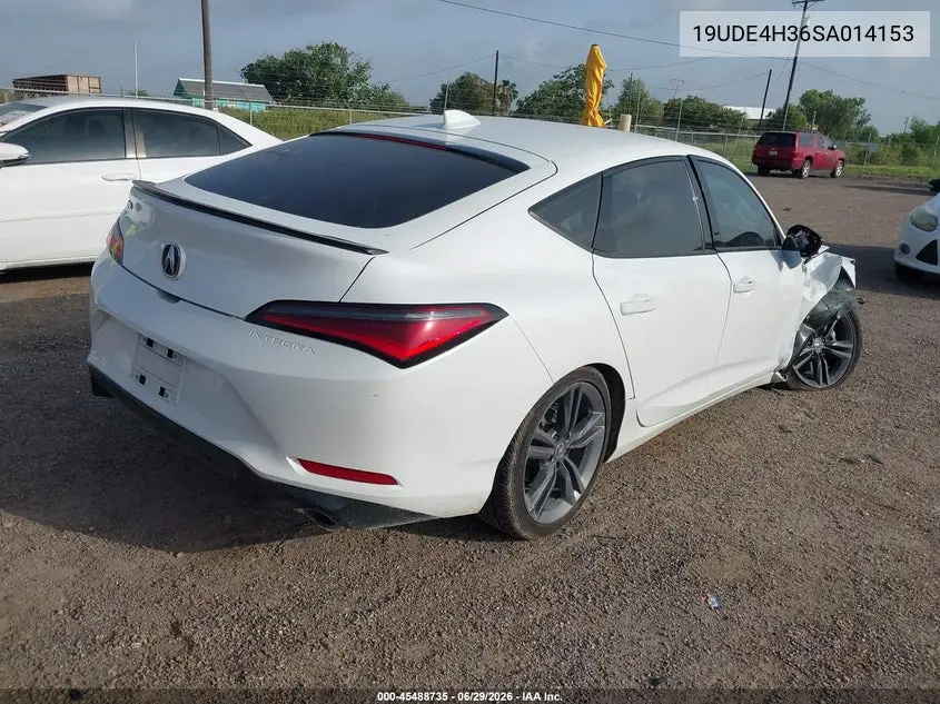 2025 Acura Integra A-Spec VIN: 19UDE4H36SA014153 Lot: 45488735