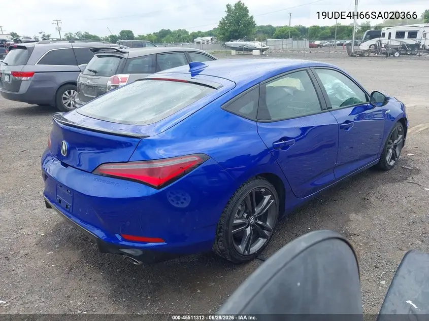 2025 Acura Integra A-Spec Technology VIN: 19UDE4H66SA020366 Lot: 45511312
