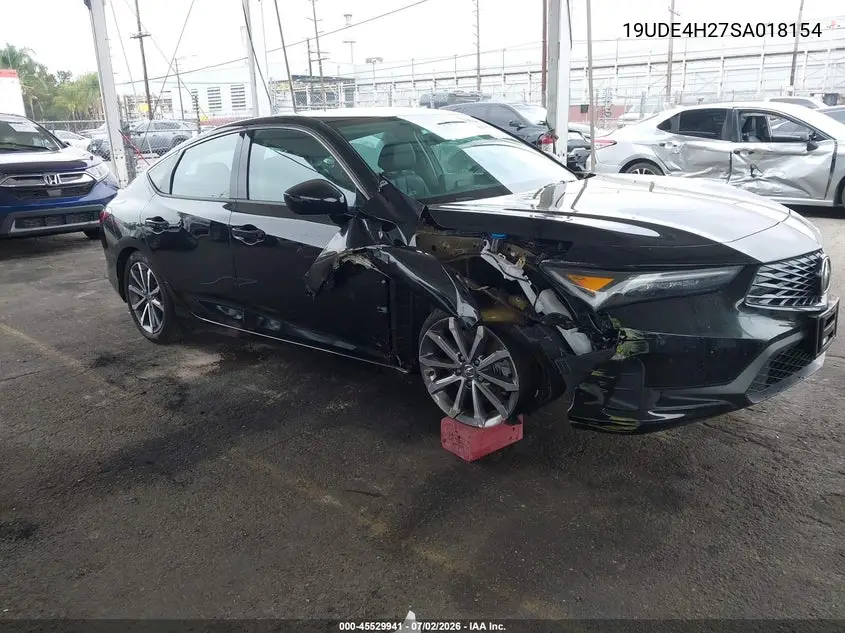 2025 Acura Integra VIN: 19UDE4H27SA018154 Lot: 45529941