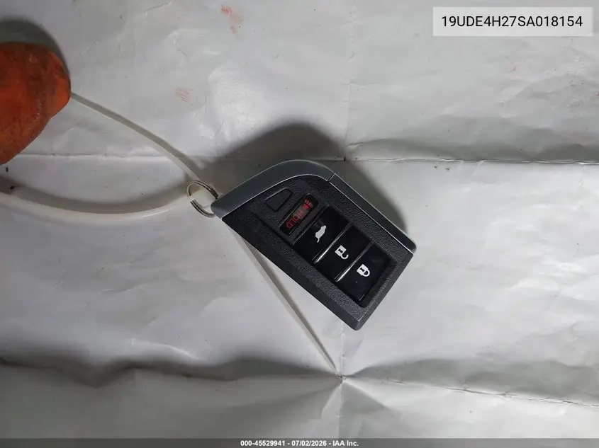2025 Acura Integra VIN: 19UDE4H27SA018154 Lot: 45529941