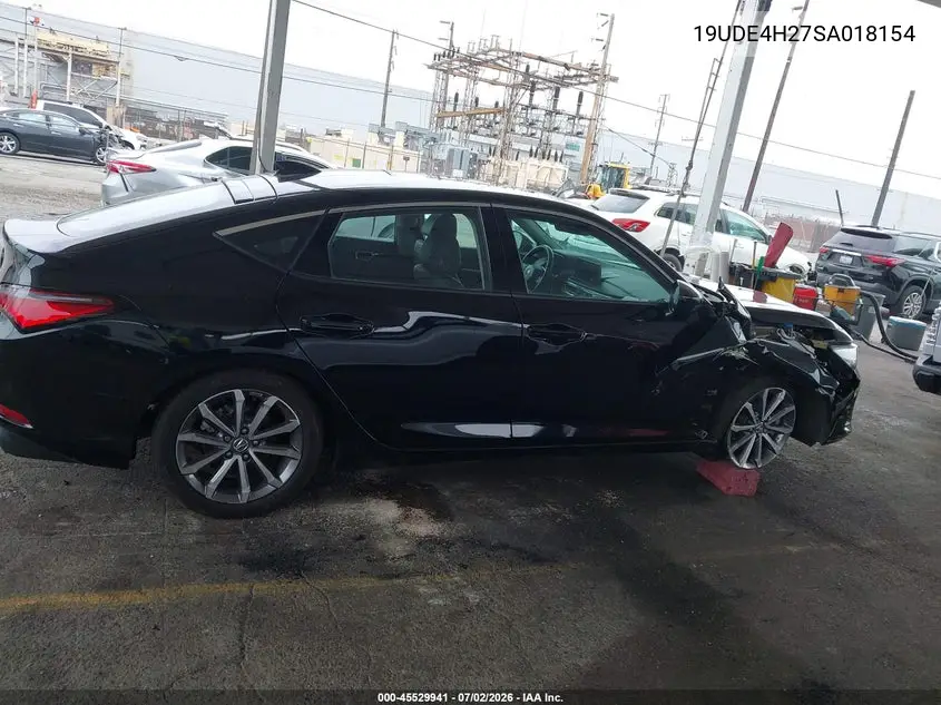 2025 Acura Integra VIN: 19UDE4H27SA018154 Lot: 45529941