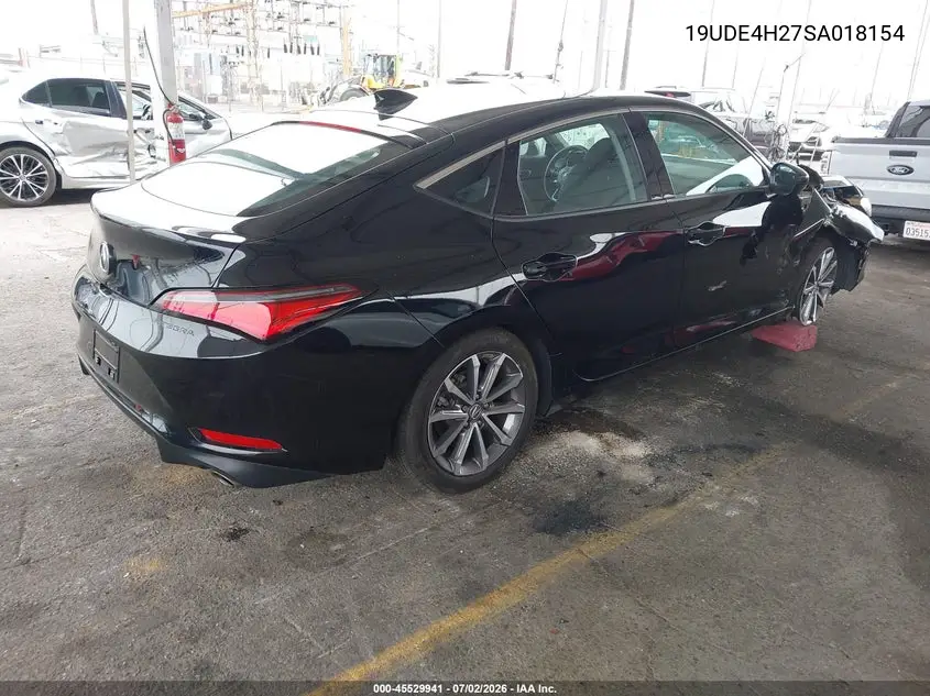 2025 Acura Integra VIN: 19UDE4H27SA018154 Lot: 45529941