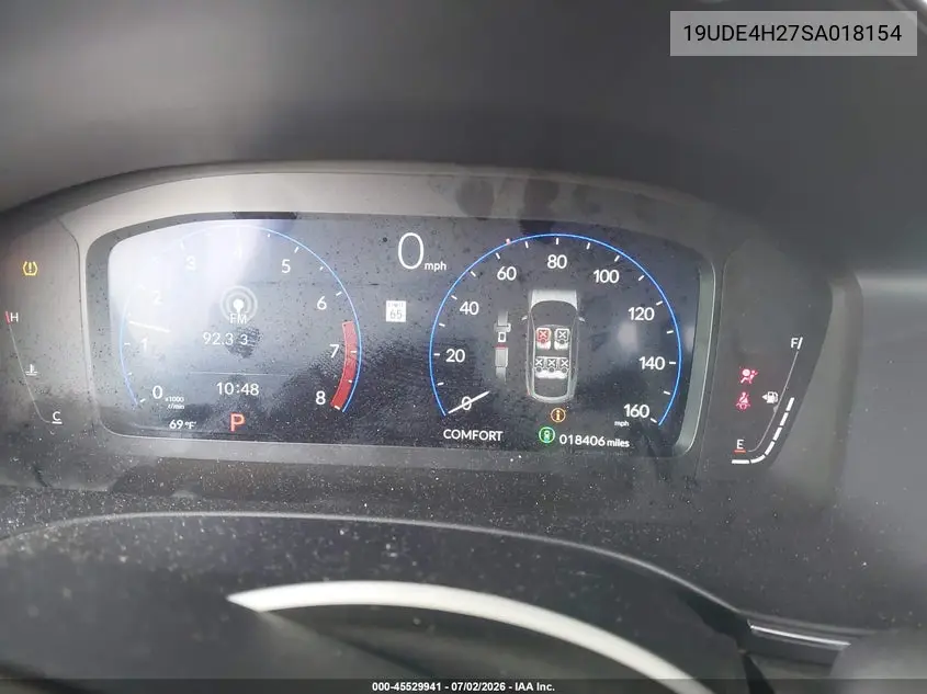 2025 Acura Integra VIN: 19UDE4H27SA018154 Lot: 45529941