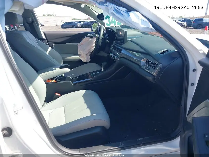 2025 Acura Integra VIN: 19UDE4H29SA012663 Lot: 45541129