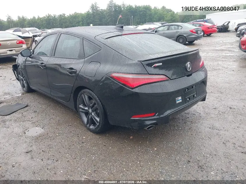 2025 Acura Integra A-Spec VIN: 19UDE4H3XSA008047 Lot: 45564801