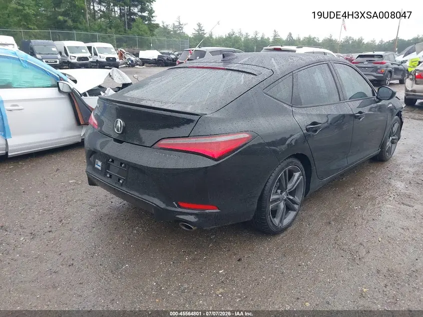 2025 Acura Integra A-Spec VIN: 19UDE4H3XSA008047 Lot: 45564801