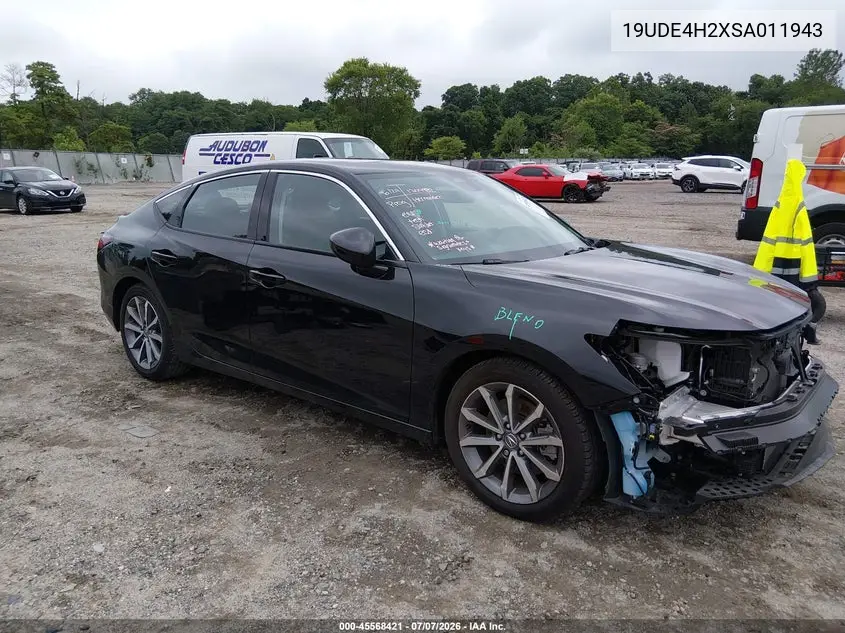 2025 Acura Integra VIN: 19UDE4H2XSA011943 Lot: 45568421