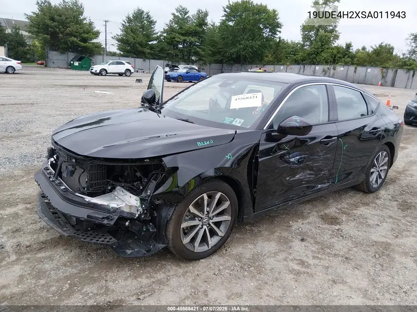 2025 Acura Integra VIN: 19UDE4H2XSA011943 Lot: 45568421
