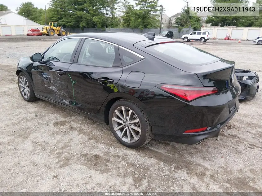 2025 Acura Integra VIN: 19UDE4H2XSA011943 Lot: 45568421