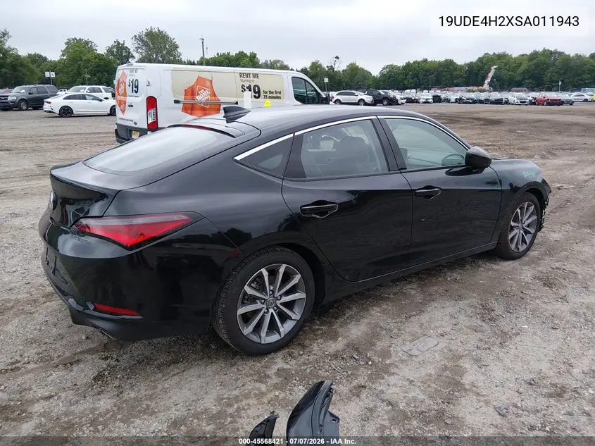 2025 Acura Integra VIN: 19UDE4H2XSA011943 Lot: 45568421