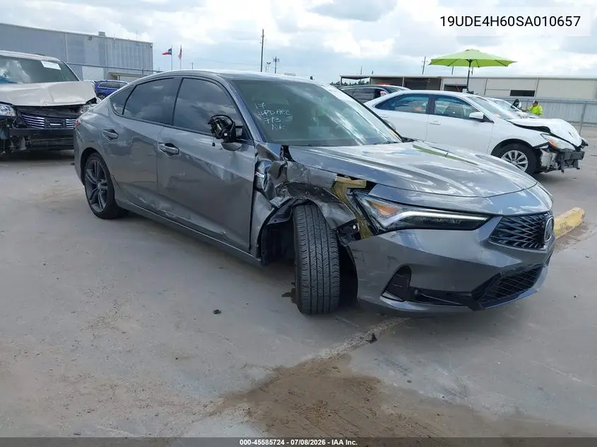 2025 Acura Integra A-Spec Technology VIN: 19UDE4H60SA010657 Lot: 45585724