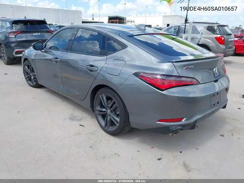 2025 Acura Integra A-Spec Technology VIN: 19UDE4H60SA010657 Lot: 45585724