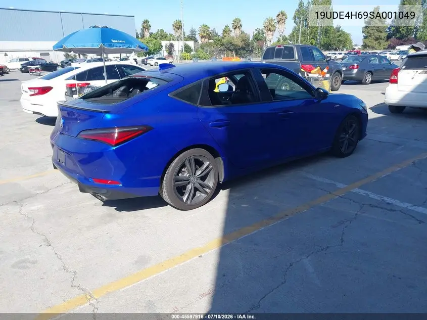 2025 Acura Integra A-Spec Technology VIN: 19UDE4H69SA001049 Lot: 45597916