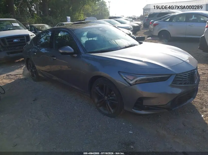 2025 Acura Integra A-Spec Technology VIN: 19UDE4G7XSA000289 Lot: 45642869
