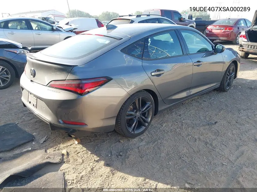 2025 Acura Integra A-Spec Technology VIN: 19UDE4G7XSA000289 Lot: 45642869