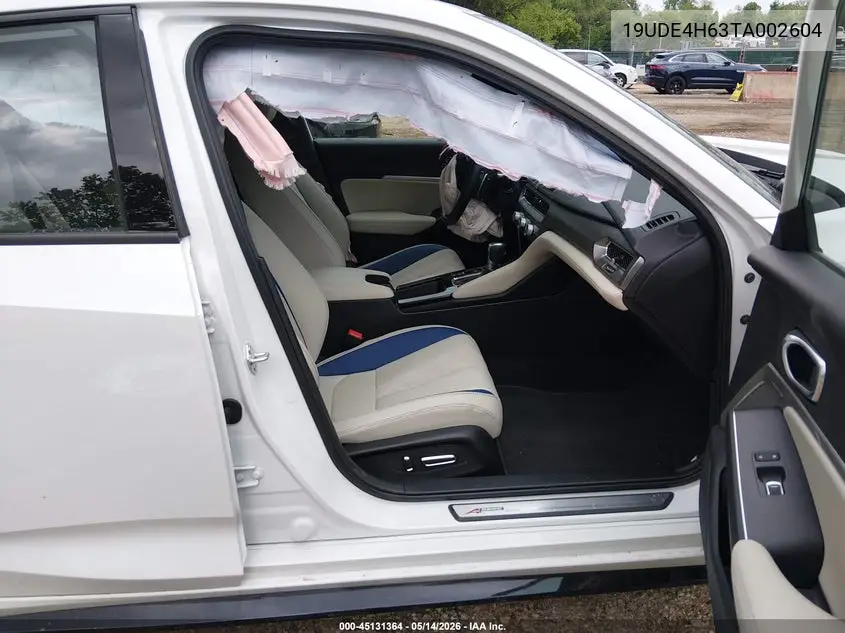 2026 Acura Integra Fwd A-Spec With Technology VIN: 19UDE4H63TA002604 Lot: 45131364