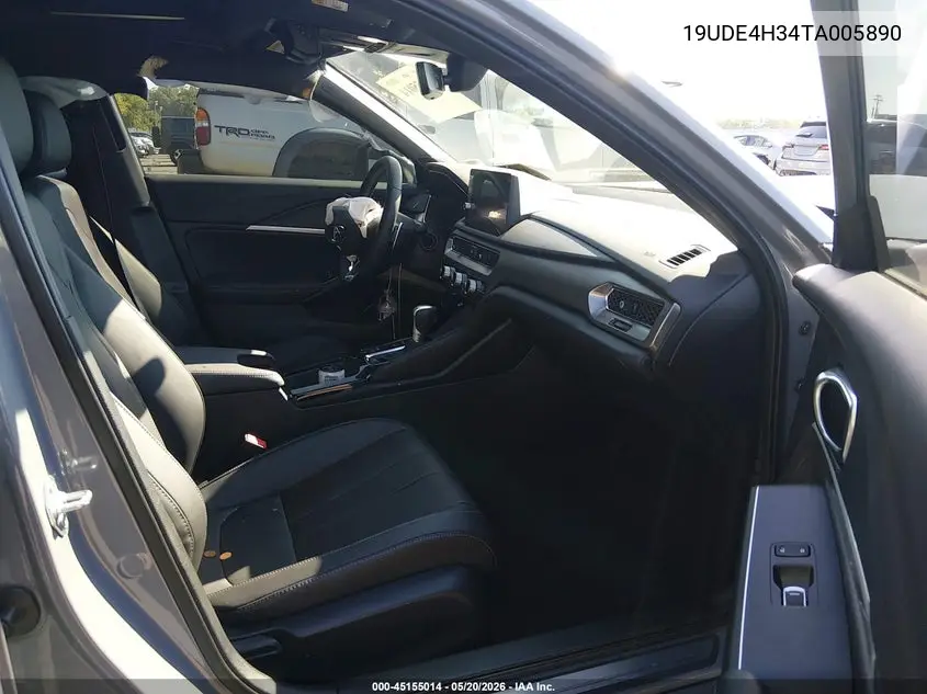 2026 Acura Integra Fwd A-Spec VIN: 19UDE4H34TA005890 Lot: 45155014